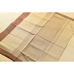 Rojana | Handloom Andhra - Cotton Saree  new - Off White