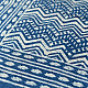 shop Indigo Natural Color Dhurrie ( 5 X 3 ) - Dabu Printed 