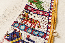 Prachin . प्राचीन || Bead Work ~ Antique Cow Horn Cover (Set of Two)