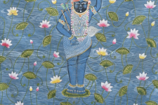 Antique Old Pichwai Painting - Shrinathji & Kamal Talaiya