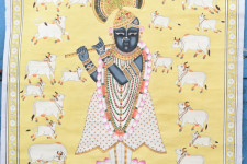 Pichwai Painting - Shrinathji & Cows