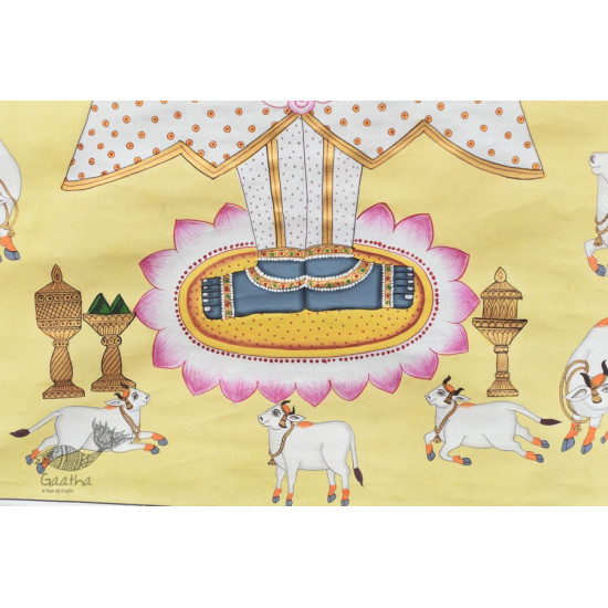 buy Traditional Pichwai Painting - Shrinathji & Cows