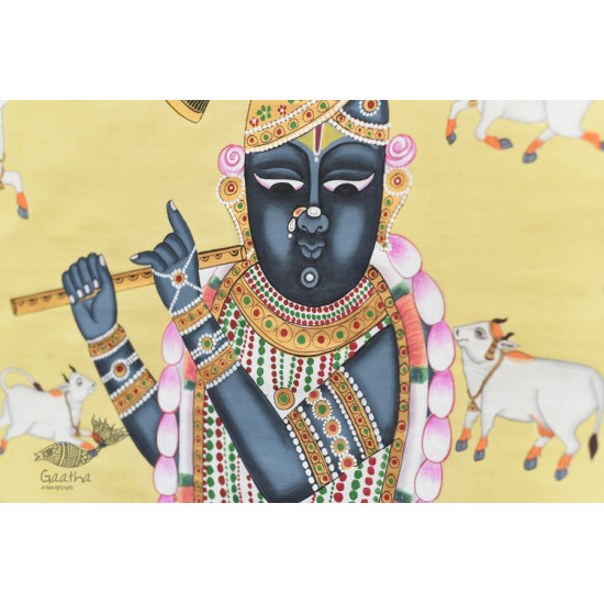 buy Traditional Pichwai Painting - Shrinathji & Cows