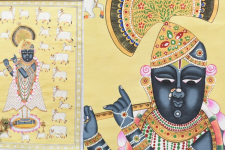 Pichwai Painting - Shrinathji & Cows