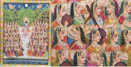 Pichwai Traditional Painting - Shrinathji With Gopis