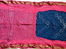 Faagun . फाल्गुन  ⁂ Cotton Bandhani Saree ⁂ 8