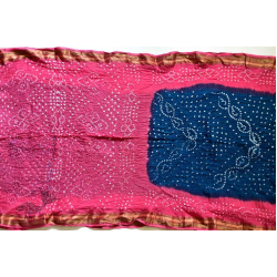 Faagun . फाल्गुन  ⁂ Cotton Bandhani Saree ⁂ 8