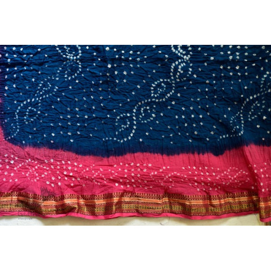 Faagun . फाल्गुन  ⁂ Cotton Bandhani Saree ⁂ 8