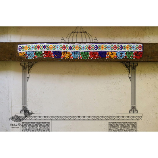 shop Handmade Bead Door Toran - Flower Motif