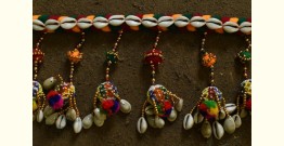 Shubh-Laabh . शुभ लाभ ⁂ Kutchi Cowrie & Cotton Thread Door Toran