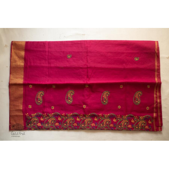 shop Hand Embroidered Silk Saree