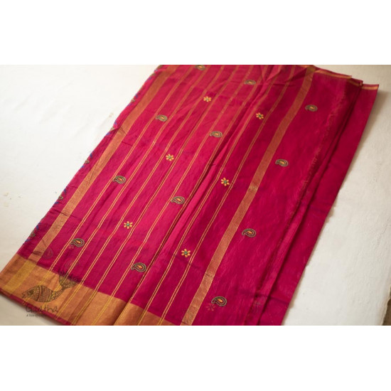 shop Hand Embroidered Silk Saree