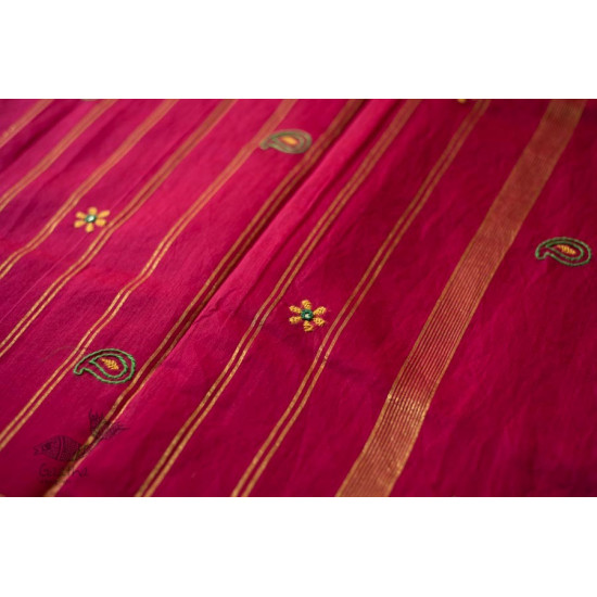 shop Hand Embroidered Silk Saree