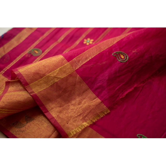 shop Hand Embroidered Silk Saree