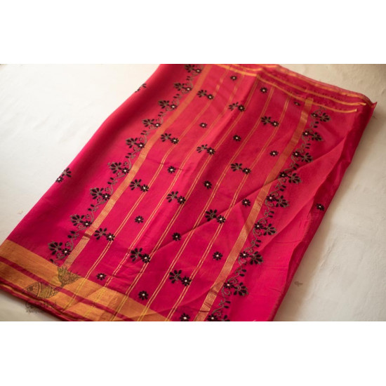 shop Hand Embroidered Silk Saree