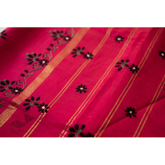 shop Hand Embroidered Silk Saree