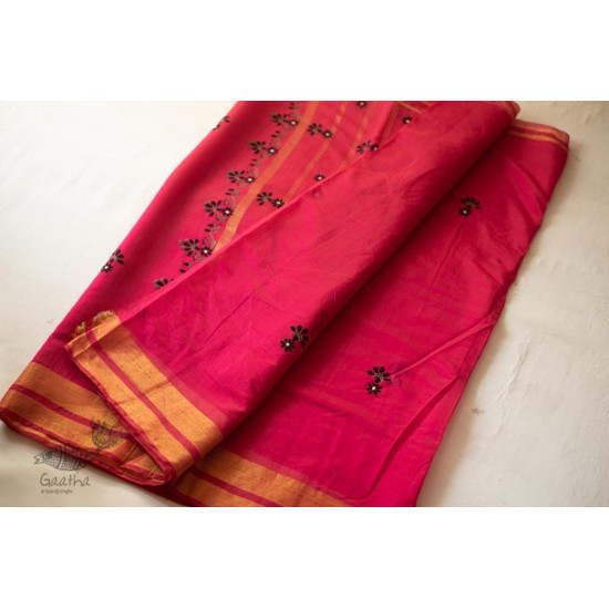 shop Hand Embroidered Silk Saree