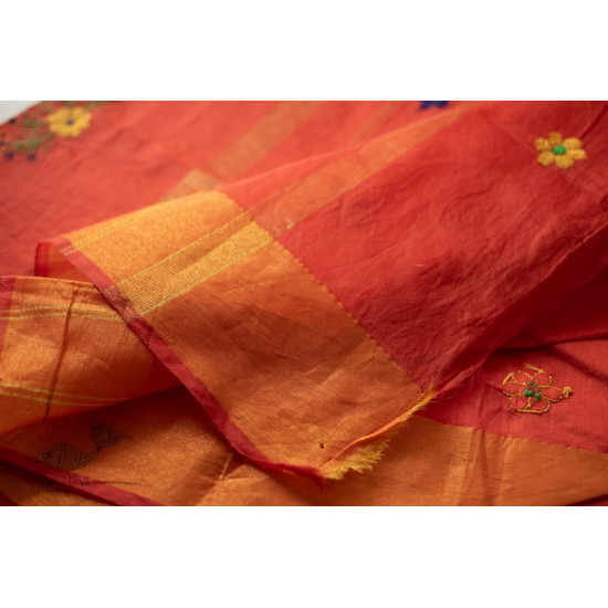 shop Hand Embroidered Silk Saree