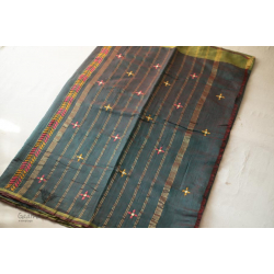 Ramaa . रमा | Hand Embroidered Chanderi Silk Saree