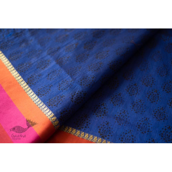 shop Hand Embroidered & Block Printed Silk Saree