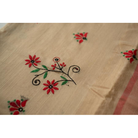 shop Hand Embroidered Silk Saree