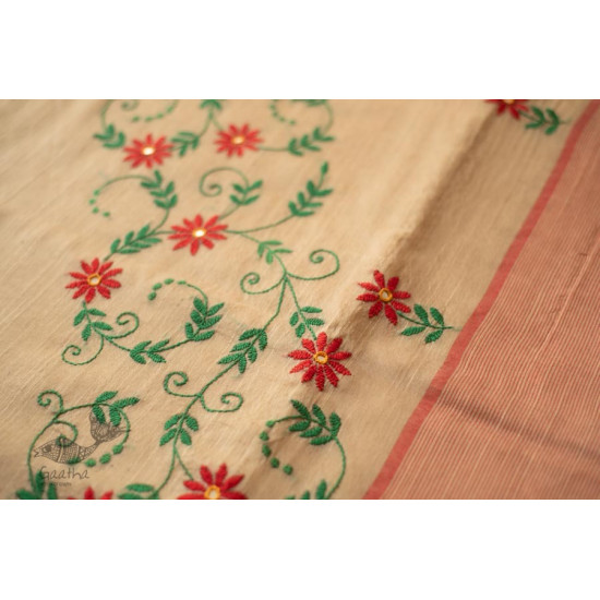 shop Hand Embroidered Silk Saree