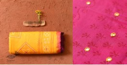 Ramaa . रमा | Hand Embroidered & Block Printed Silk Saree 