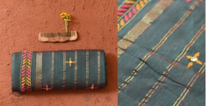 Ramaa . रमा | Hand Embroidered Chanderi Silk Saree