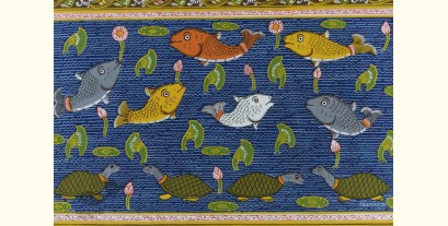 Pattachitra Painting | A Pond 1