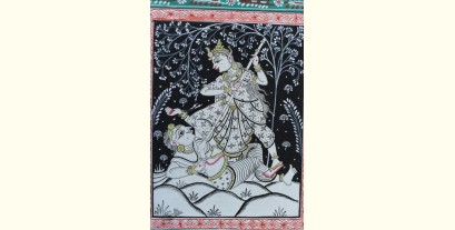 Pattachitra Painting | Durga Mahishasur Vadh