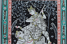 Pattachitra Painting | Durga Mahishasur Vadh