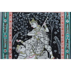 Pattachitra Painting | Durga Mahishasur Vadh