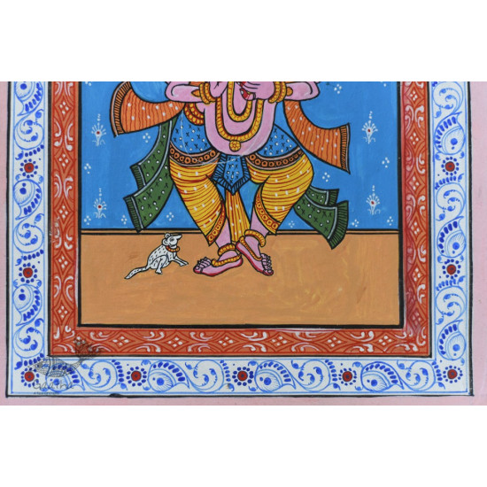 shop patachitra painting - Dancing Ganesha