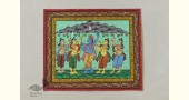 shop patachitra painting - krishna & Govardhan