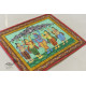 shop patachitra painting - krishna & Govardhan