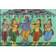 shop patachitra painting - krishna & Govardhan