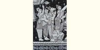 Traditional Pattachitra Painting | Ram Darbar
