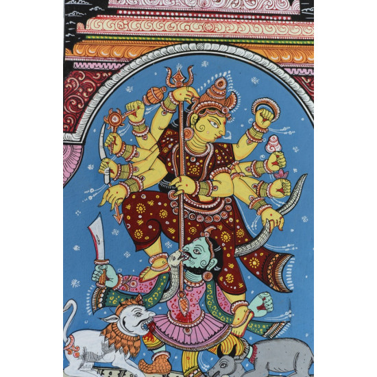 shop patachitra painting - mahishasura mardini