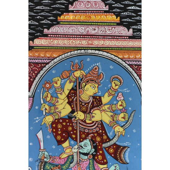 shop patachitra painting - mahishasura mardini