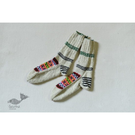 shop Pure Wool - Hand Knitted Unisex Socks