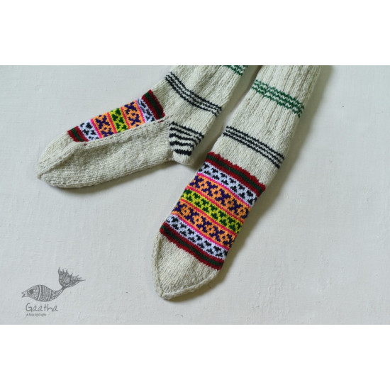 shop Pure Wool - Hand Knitted Unisex Socks