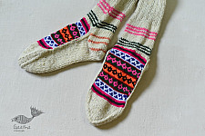 Igloo | Himalayan Wool Off white Socks