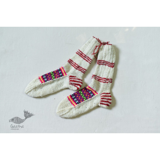 shop Pure Wool - Hand Knitted Unisex Socks