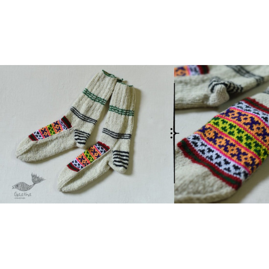 shop Pure Wool - Hand Knitted Unisex Socks