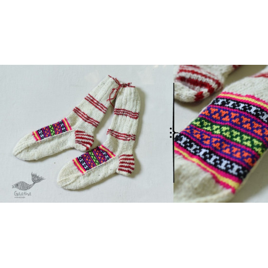 shop Pure Wool - Hand Knitted Unisex Socks