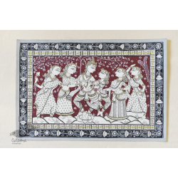 Pattachitra Painting | Radhe Krishna With Gopi