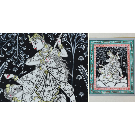 shop patachitra painting - Durga Mahishasur Vadh