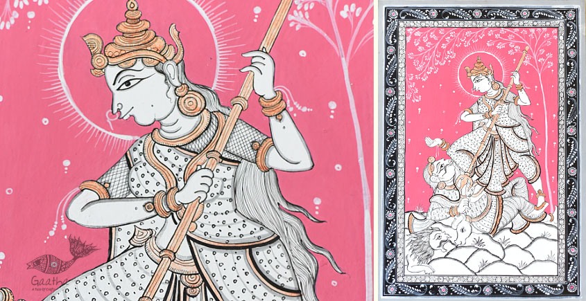 shop patachitra painting - Goddess Durga