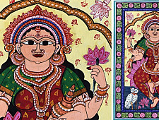 Pattachitra Painting | Goddess Lakshmi