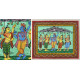 shop patachitra painting - krishna & Govardhan